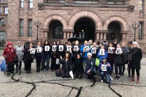 Climate Crime Demonstration at Queens Park