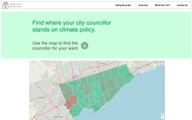 Voting Records website