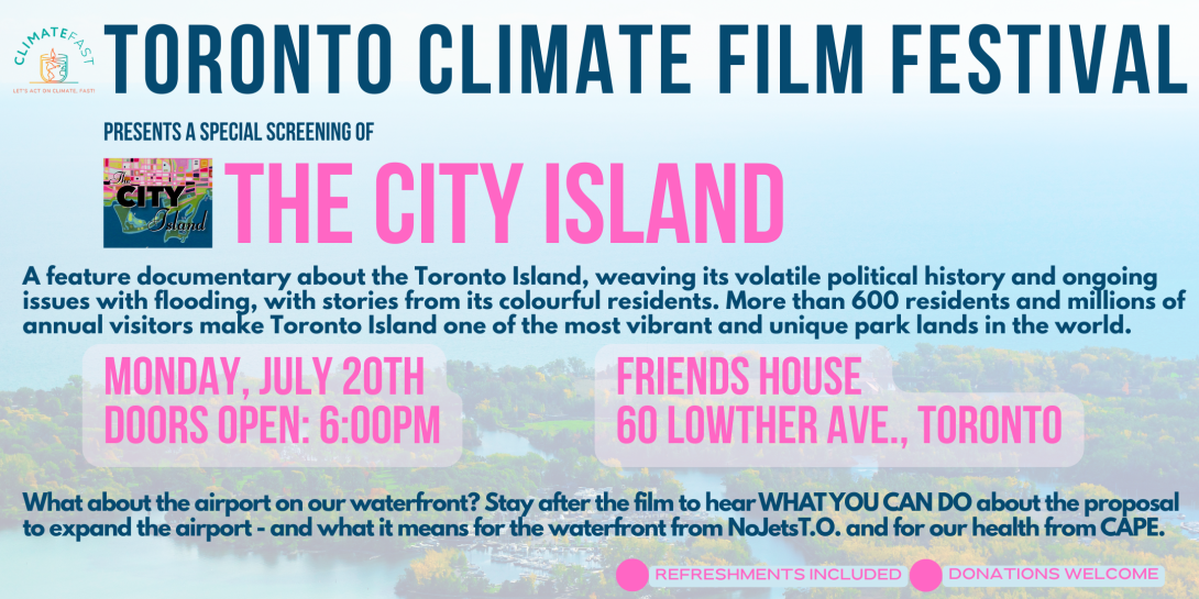 Toronto Climate Film Festival: The City Island, Poster