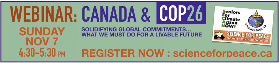 Webinar: Canada and COP26